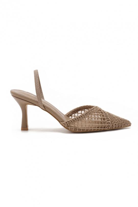 High heels Shoes Beige WS Shoes (Joia) H8-1122H Efashion Paris