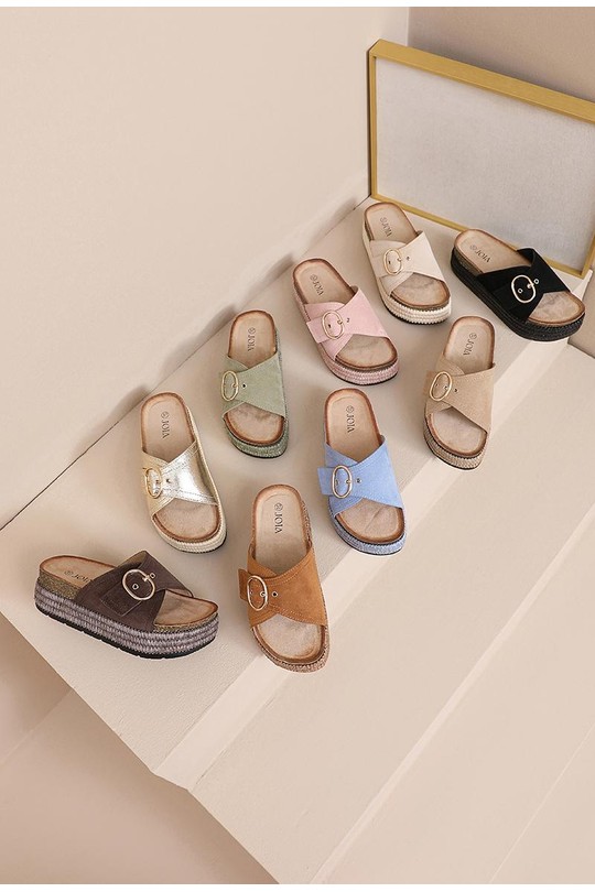 Compensées Chaussures Noir WS Shoes (Joia) H8-1227C Efashion Paris