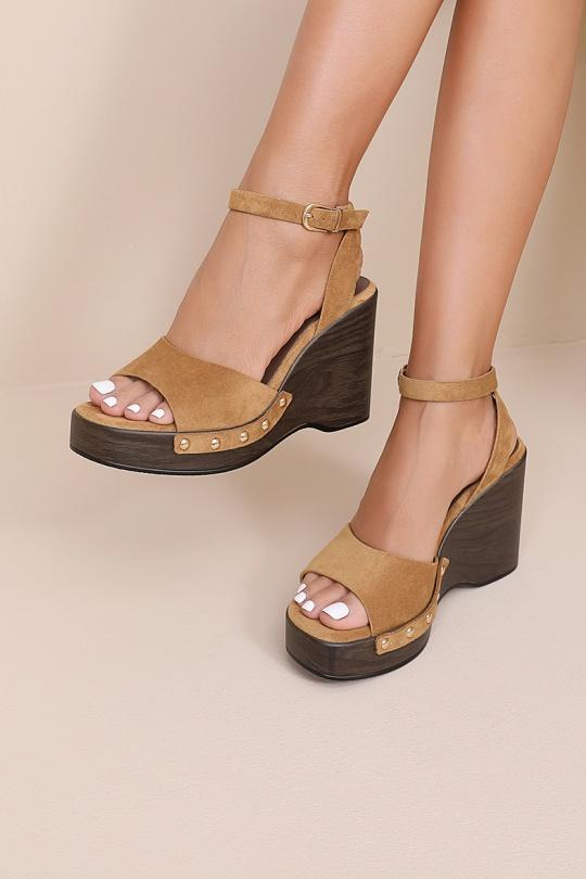 De cuña Zapatos Camel WS Shoes (Joia) H9-1101M Efashion Paris