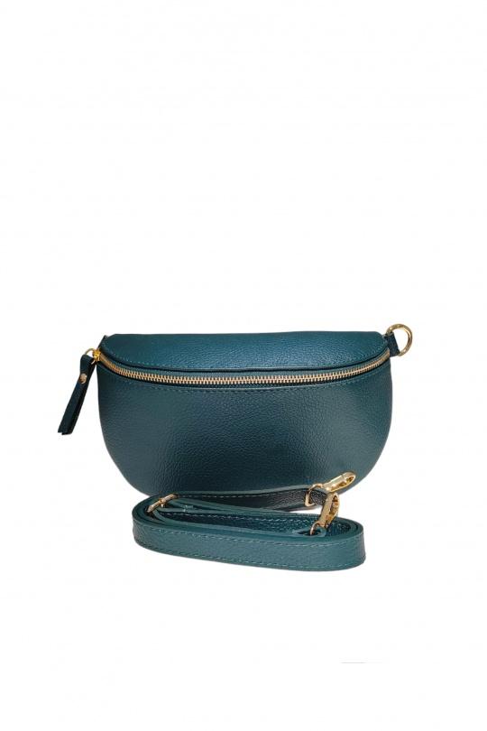 Sacs bananes Maroquinerie Bleu canard Première Collection IT0325 Efashion Paris