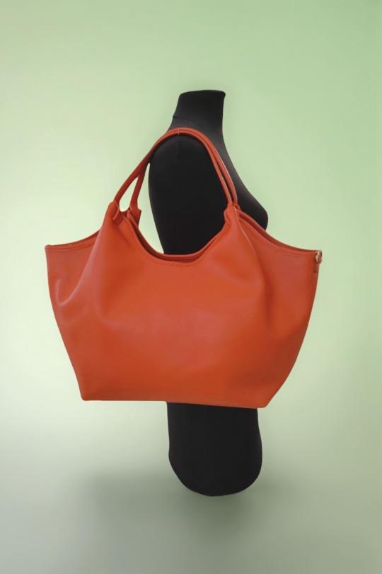 Handbags Bags Dark orange Première Collection IT0440 Efashion Paris