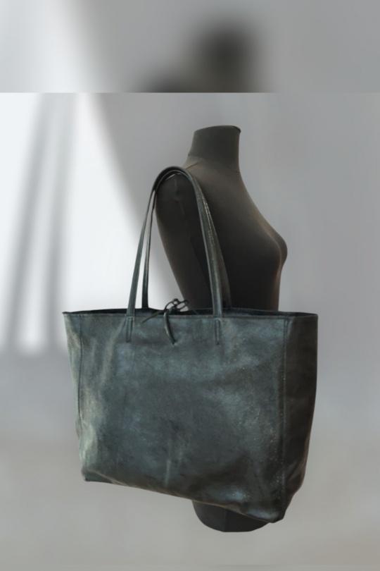 Cabas Maroquinerie Noir Première Collection IT0108C Efashion Paris