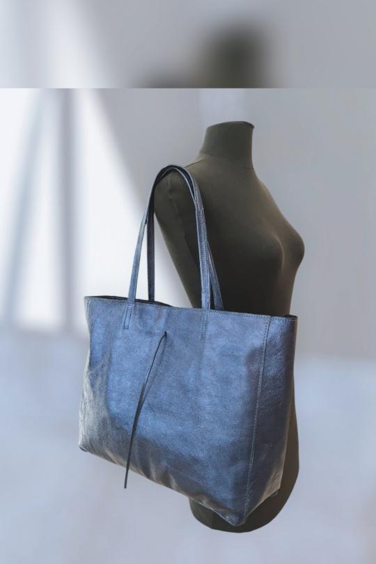 Cabas Maroquinerie Navy Première Collection IT0108C Efashion Paris