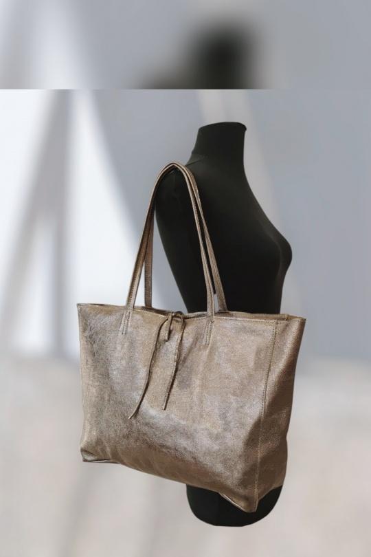 Cabas Maroquinerie Bronze Première Collection IT0108C Efashion Paris