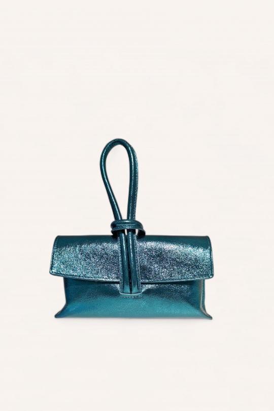 Clutch bags Bags Peacock blue Première Collection IT0218Q Efashion Paris