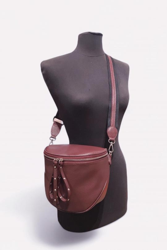 Bandoleras Marroquinería Burgundy Première Collection IT0196 Efashion Paris