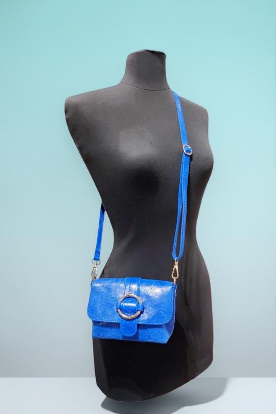 Sacs à bandoulière Maroquinerie Bleu roi Première Collection IT0569 Efashion Paris