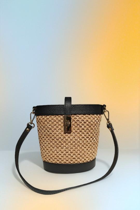 Sacs à bandoulière Maroquinerie Noir Première Collection IT0573 Efashion Paris