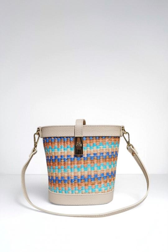 Sacs à bandoulière Maroquinerie Bleu Première Collection IT0573 Efashion Paris