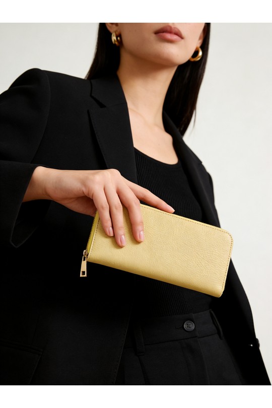 Portafogli Borse Light yellow Première Collection IT0255C Efashion Paris