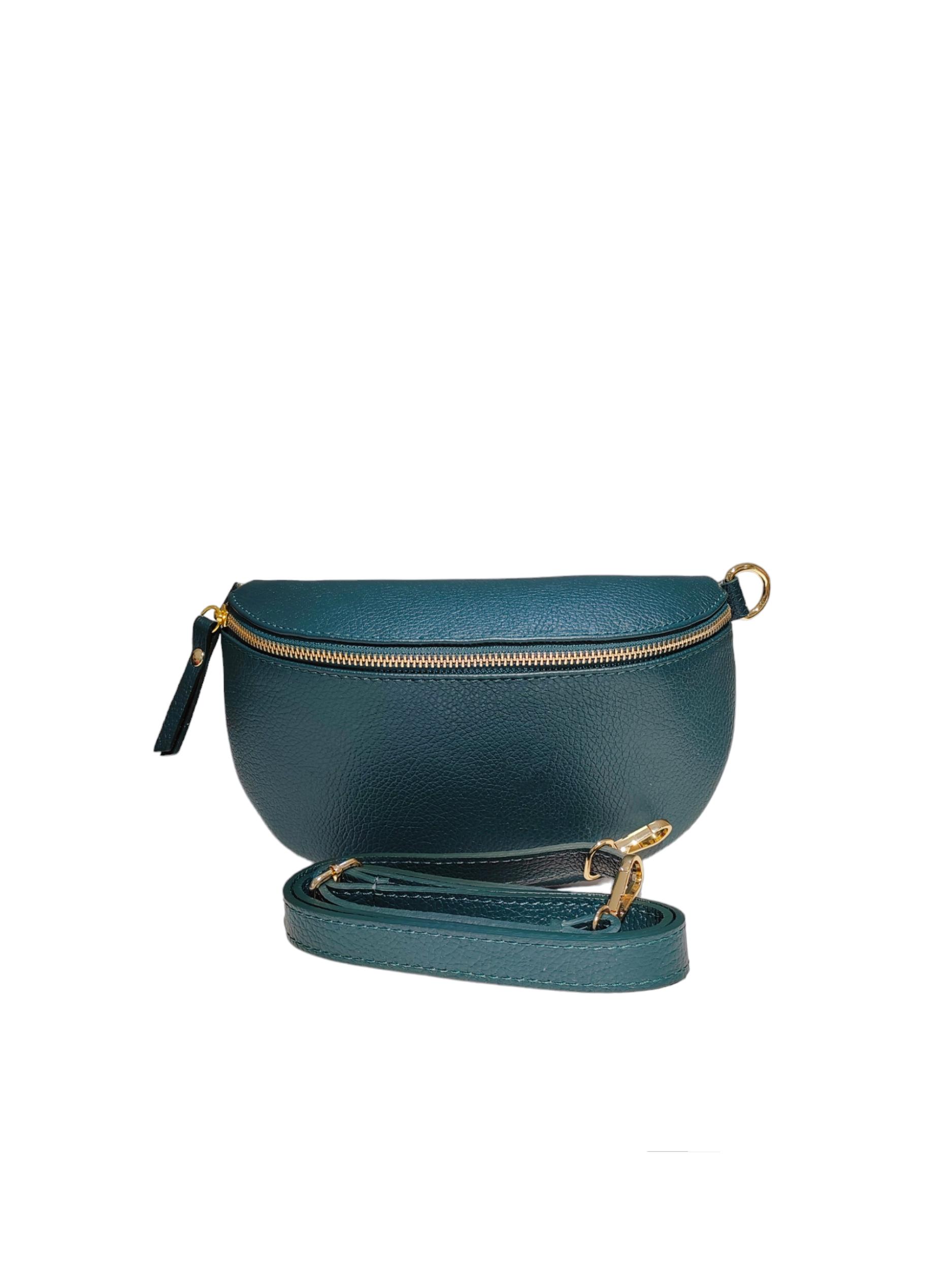 Sacs bananes Maroquinerie Bleu canard Première Collection IT0325 #c Efashion Paris