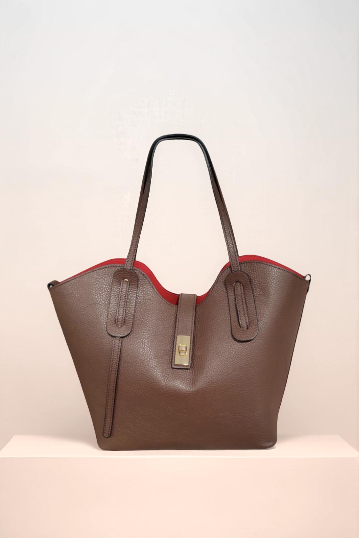 Handbags Bags Mocha Première Collection IT0481 #c Efashion Paris