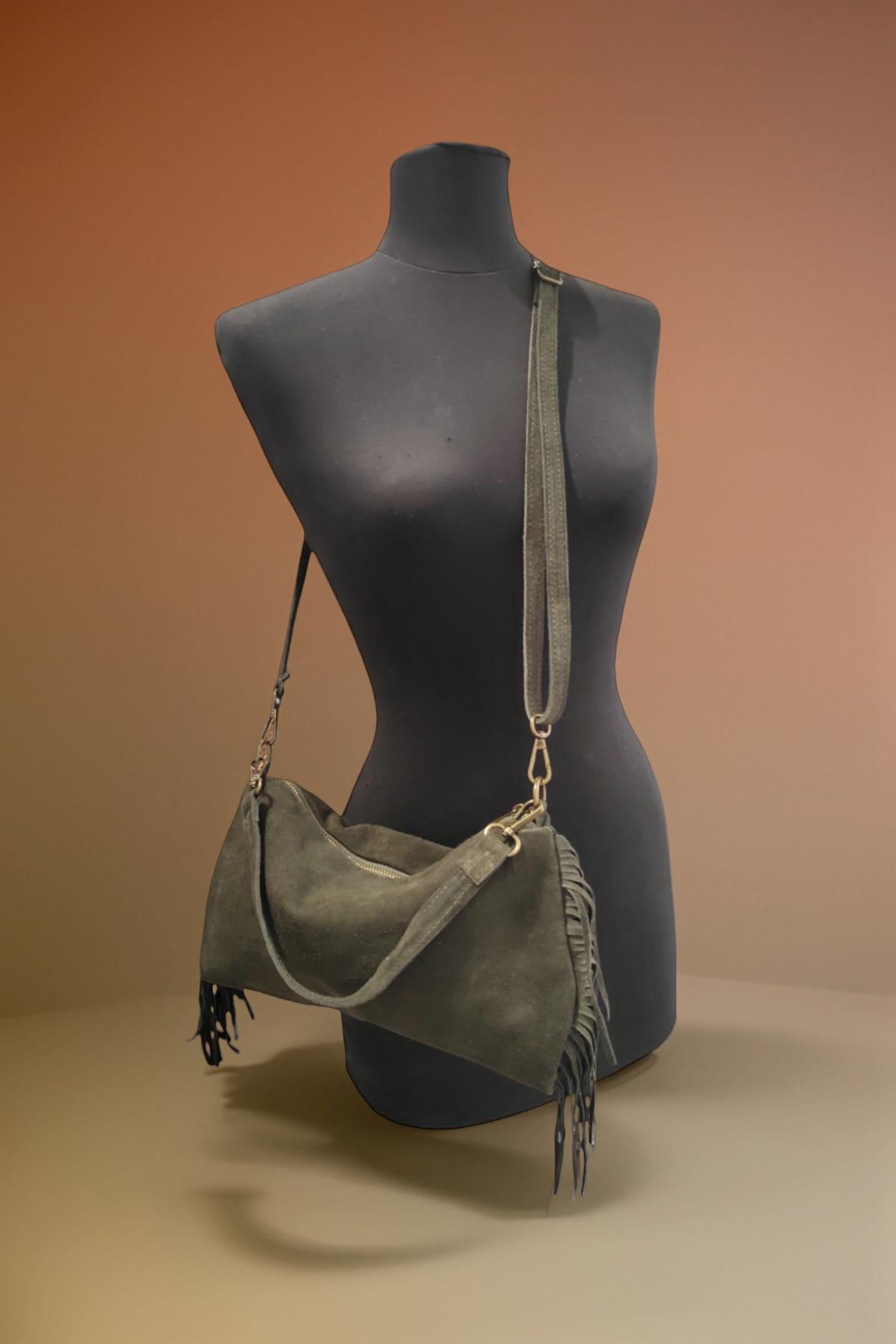 Sacs à bandoulière Maroquinerie Kaki Première Collection IT0500 #c Efashion Paris