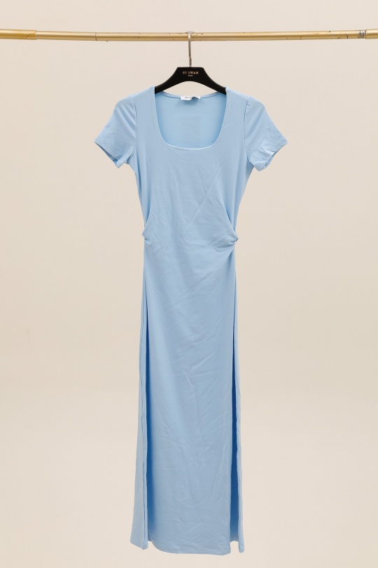 Maxi dresses Women Light blue BY SWAN 9651 Efashion Paris