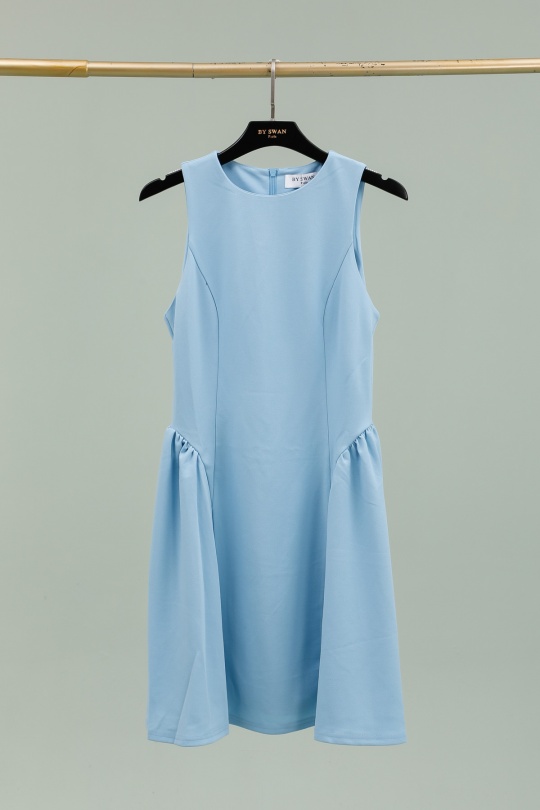 Robes courtes Femme Bleu clair BY SWAN 9678 Efashion Paris