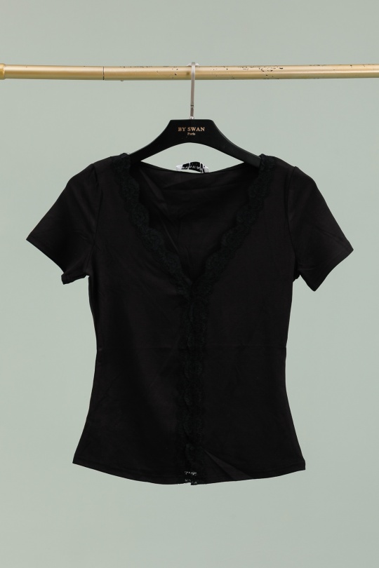 T-shirts Femme Bleu ciel BY SWAN 9625 Efashion Paris