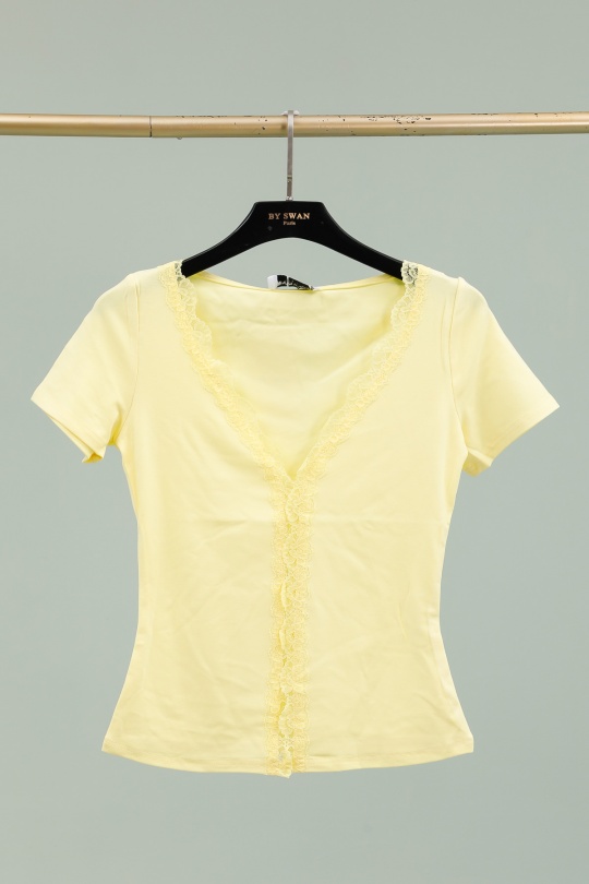 T-shirts Femme Bleu ciel BY SWAN 9625 Efashion Paris