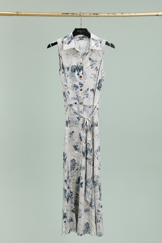 Maxi dresses Women Grey BY SWAN 9691 Efashion Paris