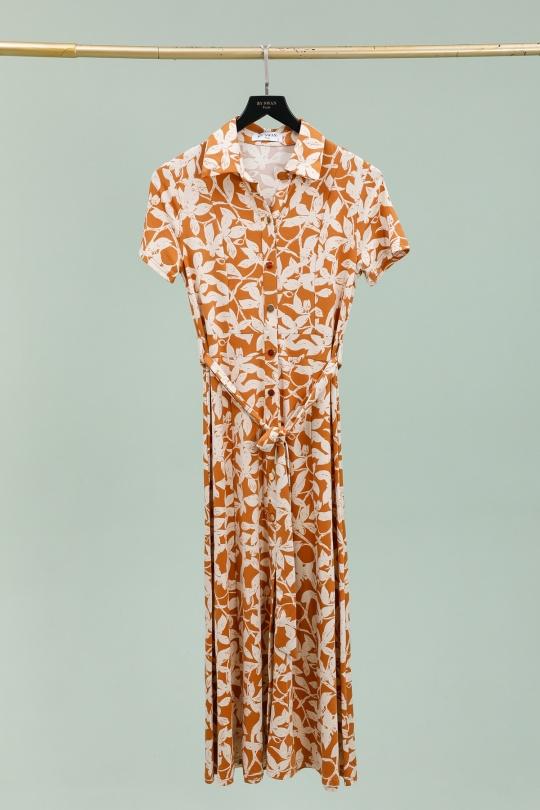 Maxi dresses Women Taupe BY SWAN 9316 Efashion Paris