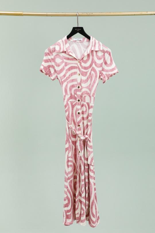 Robes longues Femme Rose BY SWAN 9606 Efashion Paris
