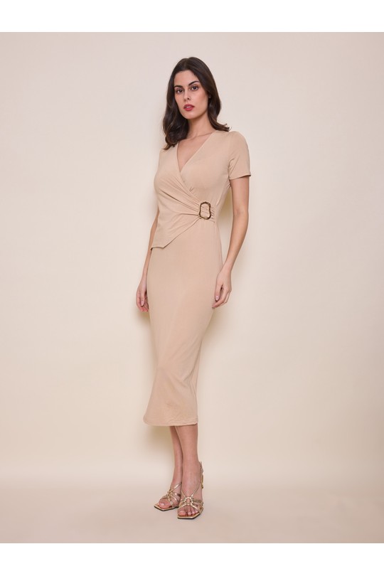 Abiti maxi Donna Dark beige BY SWAN 10121 Efashion Paris