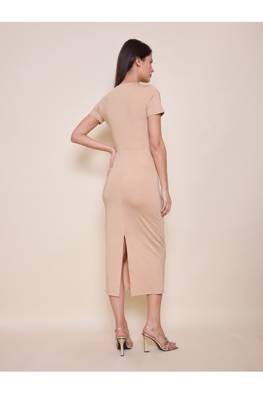 Abiti maxi Donna Dark beige BY SWAN 10121 Efashion Paris