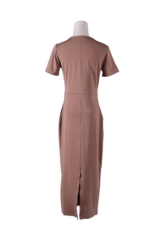 Abiti maxi Donna Dark beige BY SWAN 10121 Efashion Paris