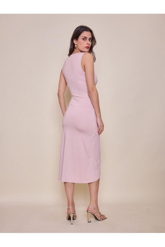 Midi dresses Women Red BY SWAN 10185 Efashion Paris