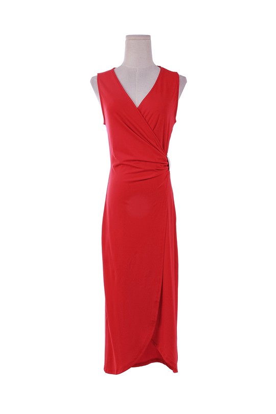 Midi dresses Women Red BY SWAN 10185 Efashion Paris