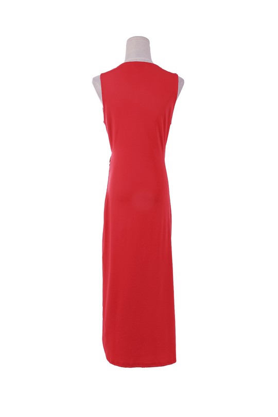 Midi dresses Women Red BY SWAN 10185 Efashion Paris