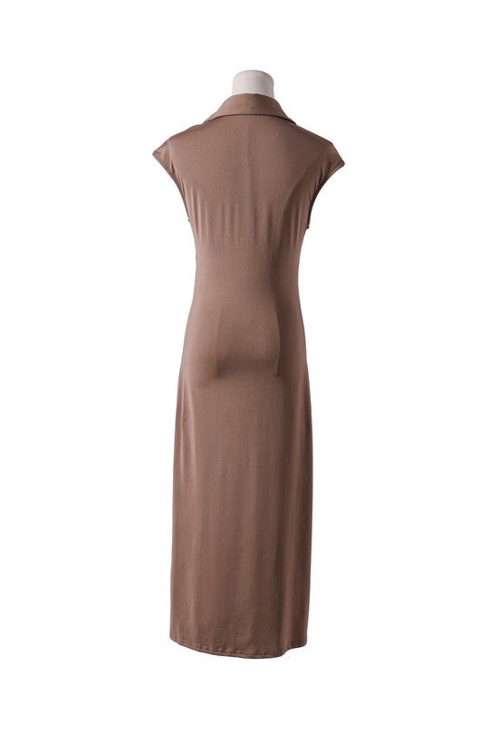 Robes mi-longues Femme Rouge BY SWAN 10186 Efashion Paris