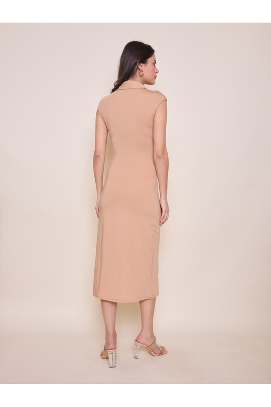 Robes mi-longues Femme Rouge BY SWAN 10186 Efashion Paris