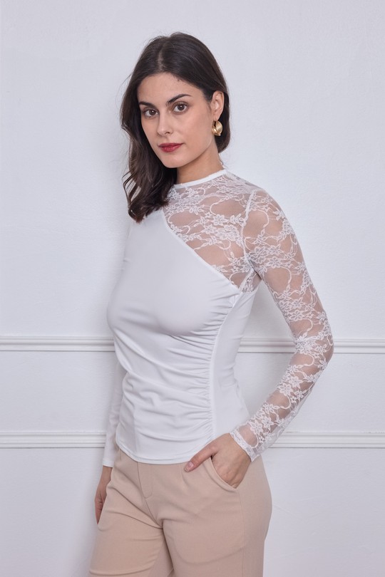 Tops Femme Blanc BY SWAN 10287 Efashion Paris