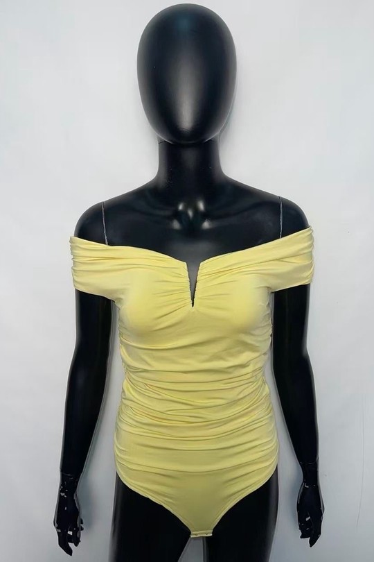 Bodies Femme Jaune BY SWAN 10516 Efashion Paris