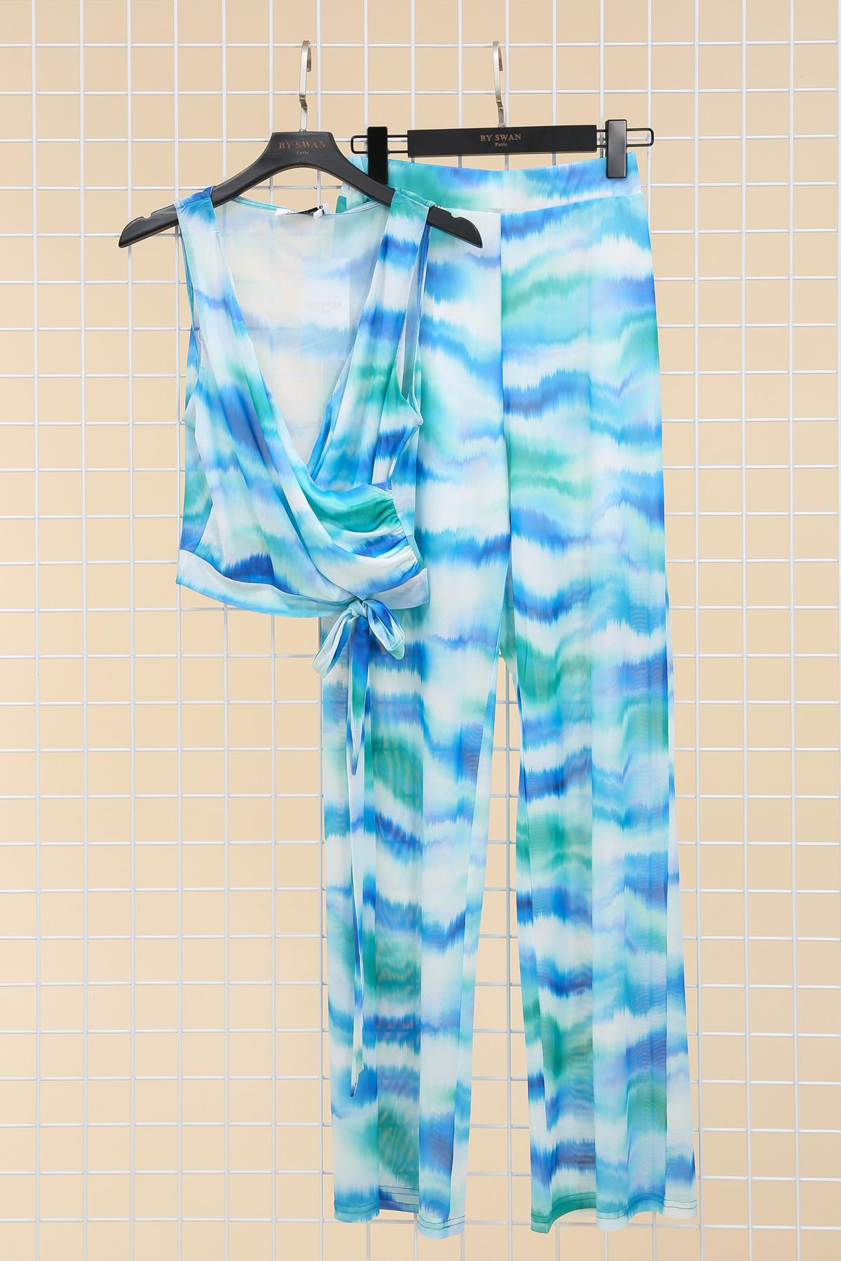 Ensembles Femme Bleu ciel / Vert BY SWAN 8633 #c Efashion Paris