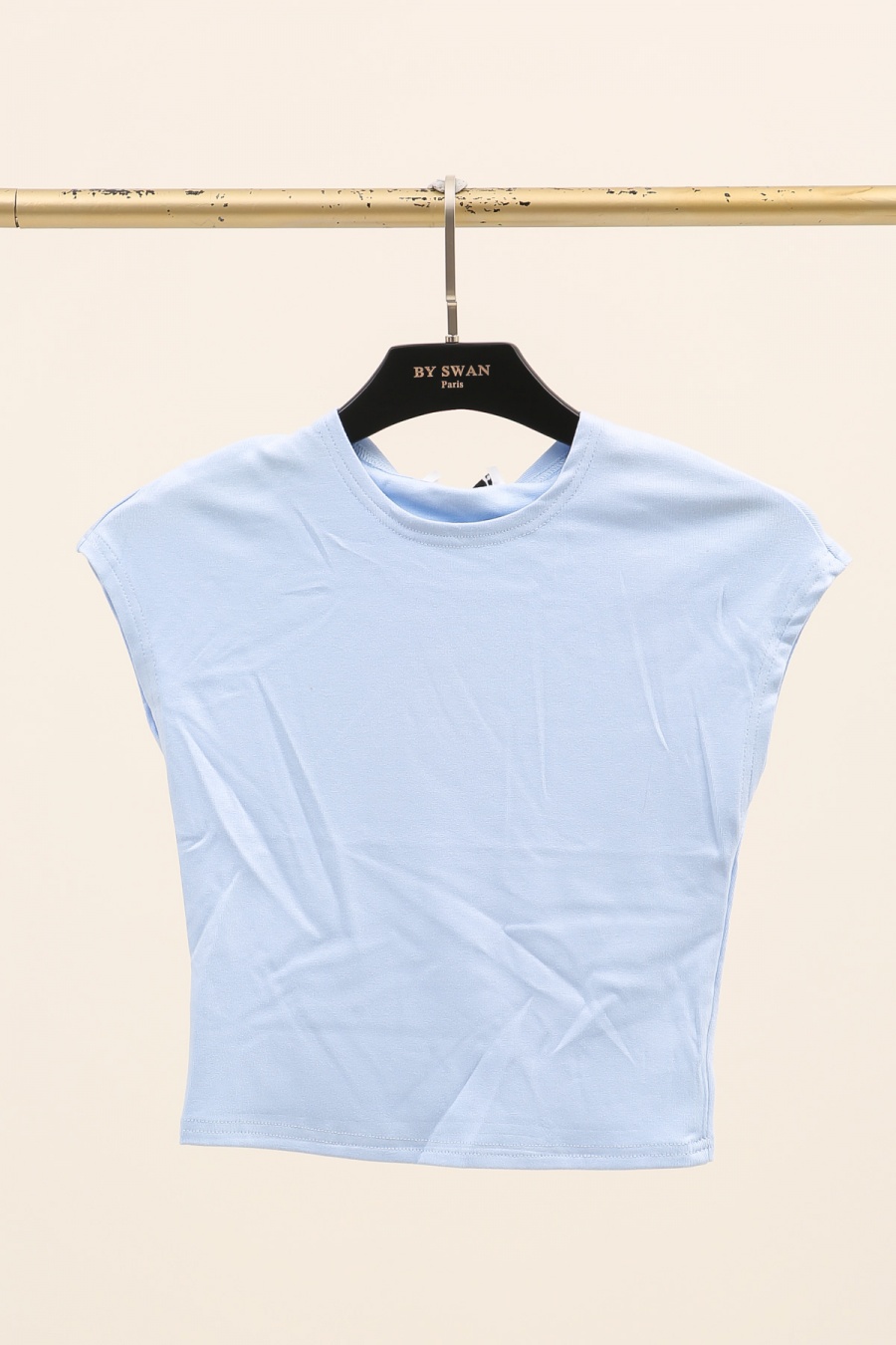 Camisetas Mujer Light blue BY SWAN 9605 #c Efashion Paris