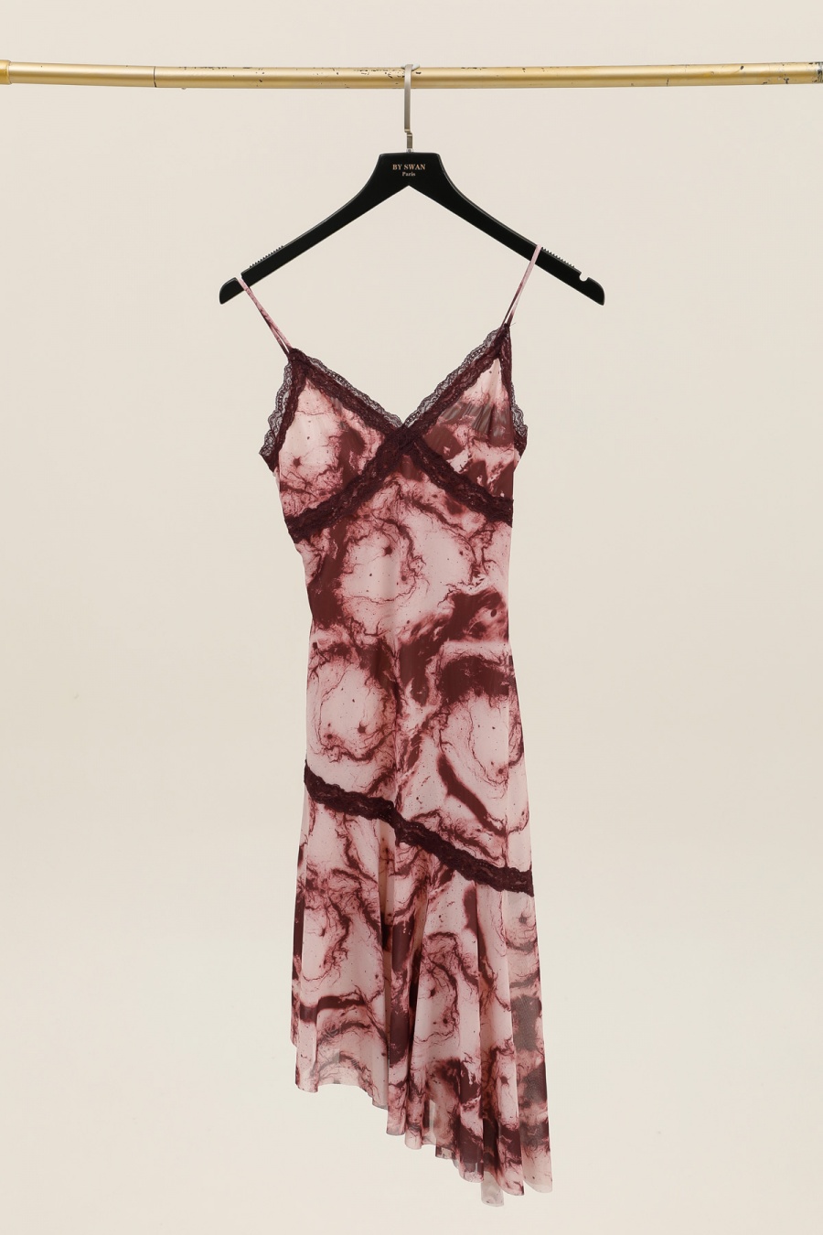 Vestidos a media pierna Mujer Pink BY SWAN 9688 #c Efashion Paris