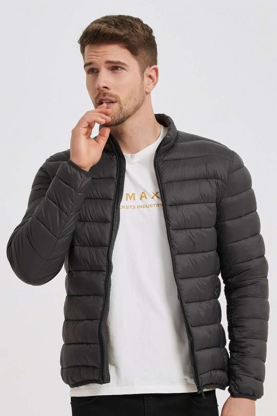 Doudounes Homme Gris foncé KYMAXX 147-25 Efashion Paris