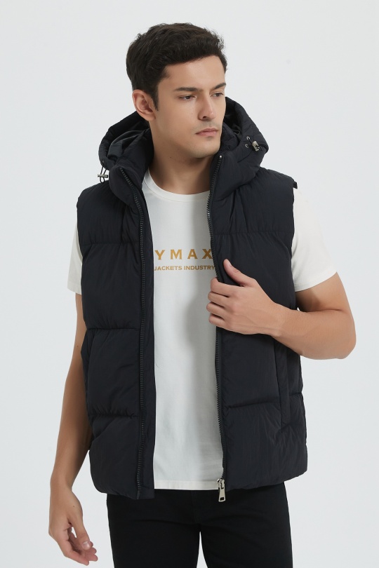 Doudounes Homme Noir KYMAXX 5283-1 Efashion Paris