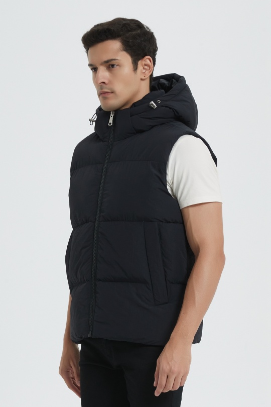 Doudounes Homme Noir KYMAXX 5283-1 Efashion Paris