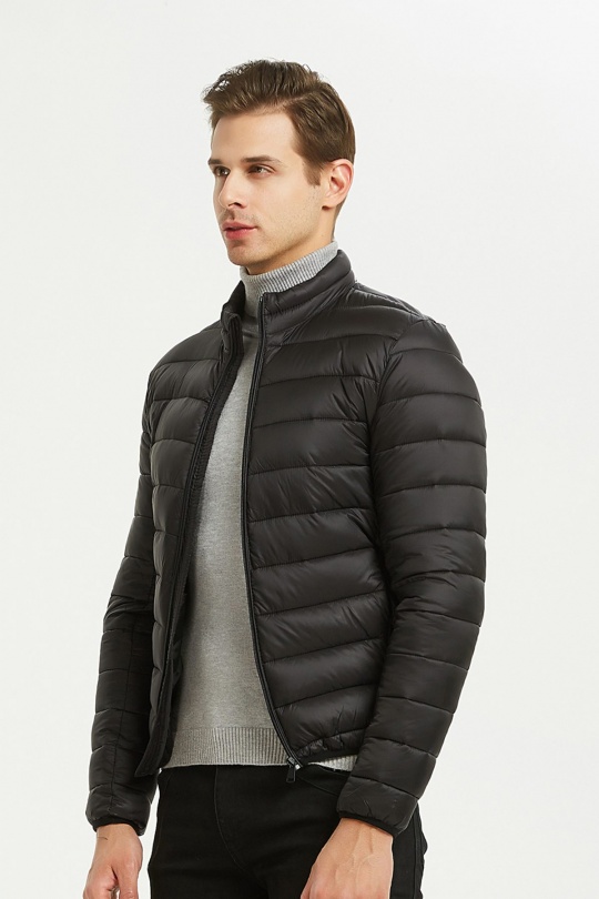 Doudounes Homme Noir KYMAXX 147-1-KYMAXX Efashion Paris