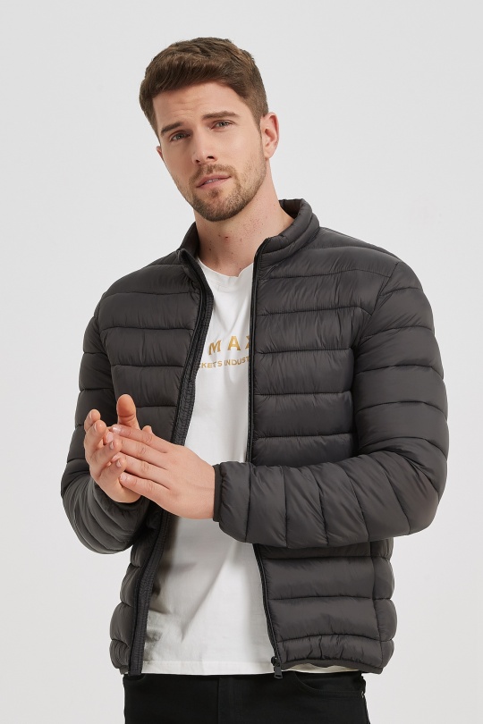 Doudounes Homme Gris foncé KYMAXX 147-25-KYMAXX Efashion Paris