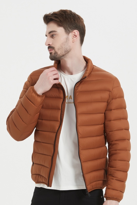 Doudounes Homme Brique KYMAXX 147-128-KYMAXX Efashion Paris