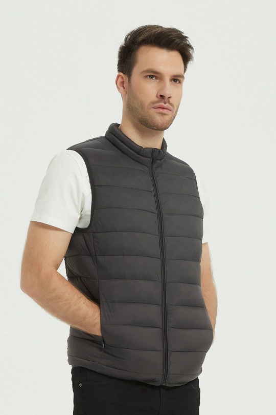 Doudounes Homme Gris foncé KYMAXX 148-25-KYMAXX Efashion Paris