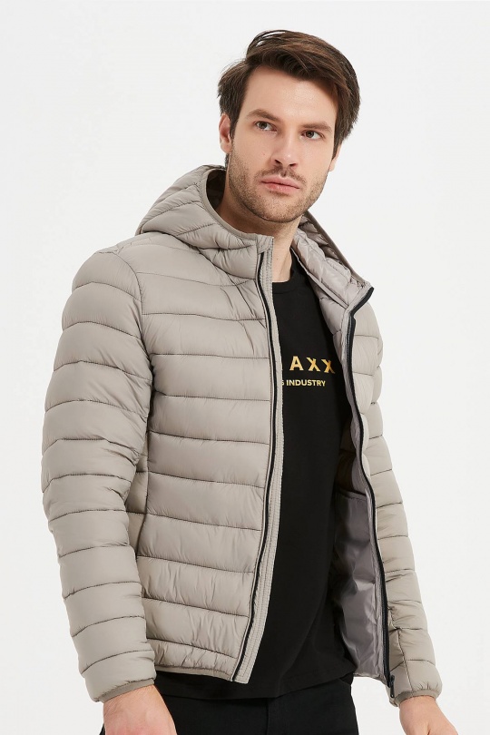 Doudounes Homme Beige KYMAXX 285-80-KYMAXX Efashion Paris