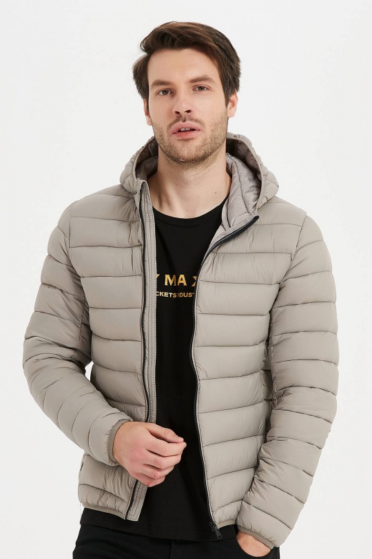 Doudounes Homme Beige KYMAXX 285-80-KYMAXX Efashion Paris