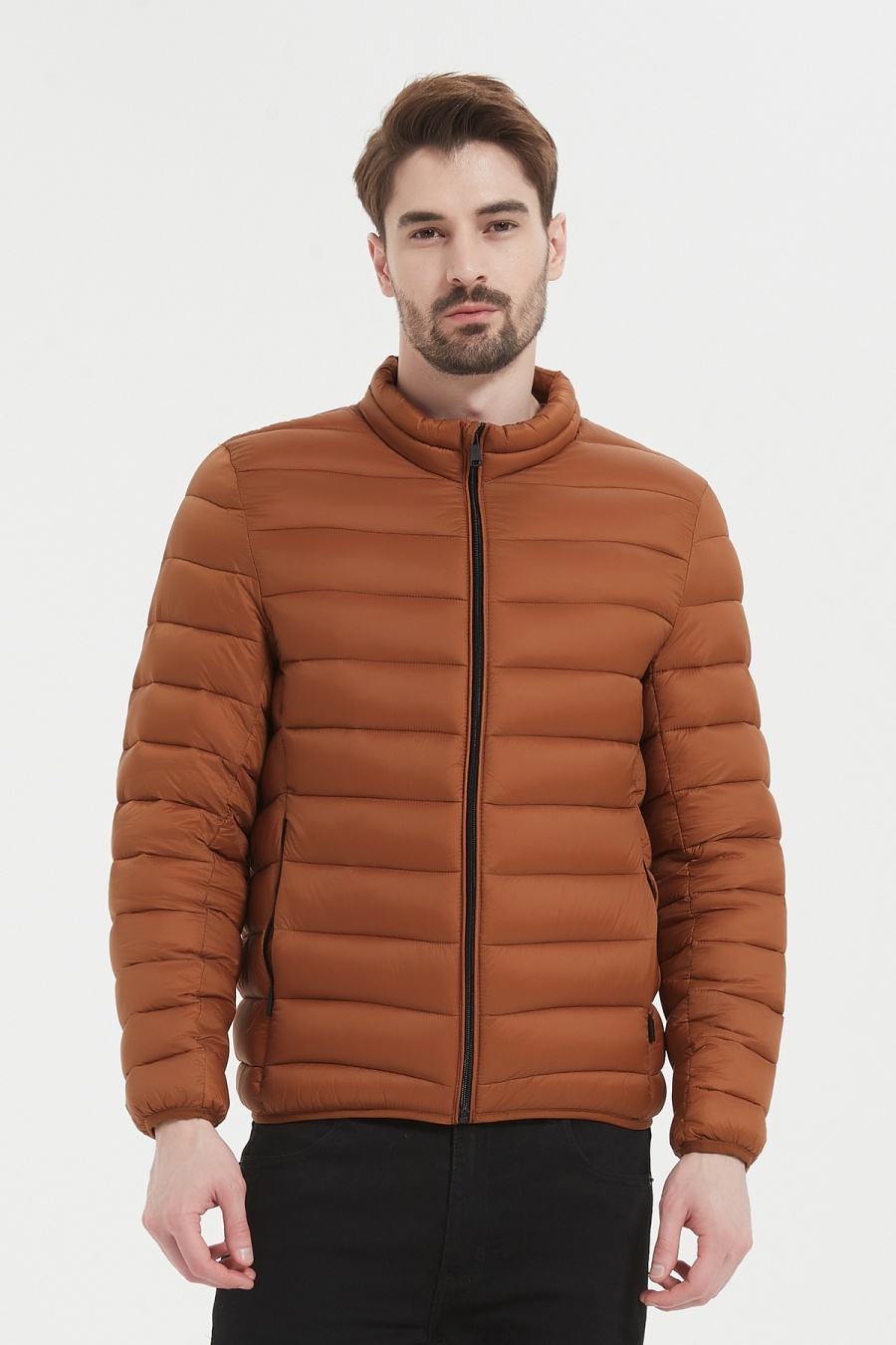 Doudounes Homme Brique KYMAXX 147-128-KYMAXX #c Efashion Paris