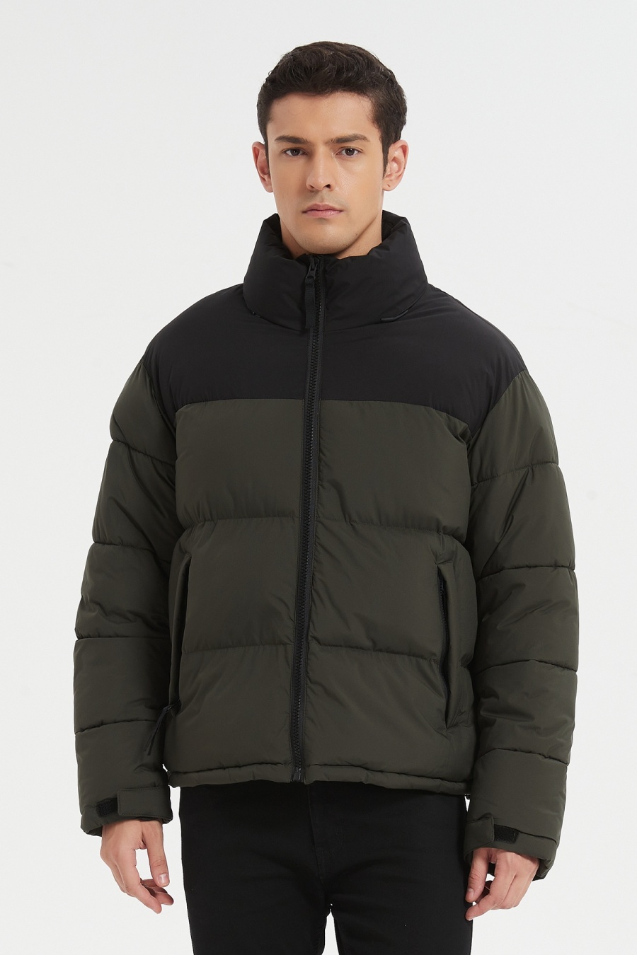 Down jackets Men Khaki KYMAXX 5305-3 #c Efashion Paris