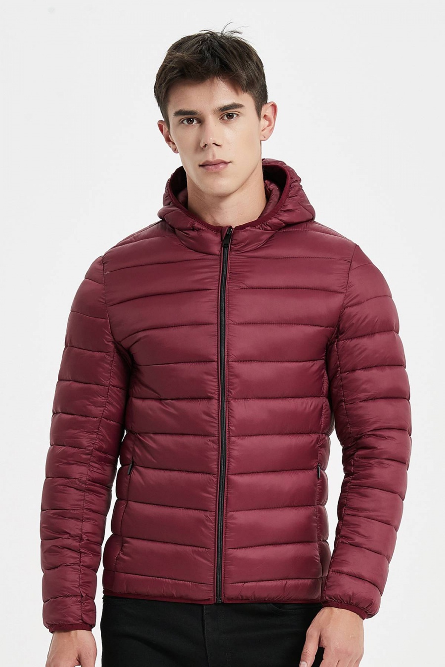 Piumini Uomo Burgundy KYMAXX 285-13-KYMAXX #c Efashion Paris