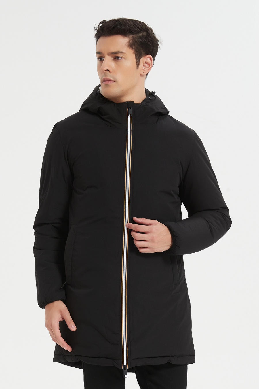 Blouson Homme Noir KYMAXX 5255-1-KYMAXX #c Efashion Paris